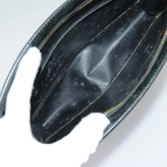 LOUIS VUITTON Epi Pochette Homme Clutch Bag Black Noir M52522 LV Auth 98877 - Picture 11 of 16